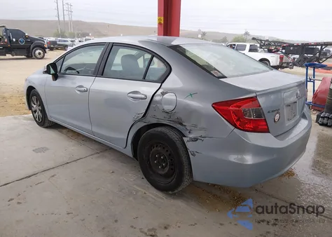 2012 Honda Civic Lx z USA, uszkodzony, nr VIN 19XFB2F59CE313756